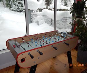Espace détente et jeux - le babyfoot