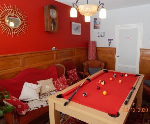 Espace détente et jeux - le billard